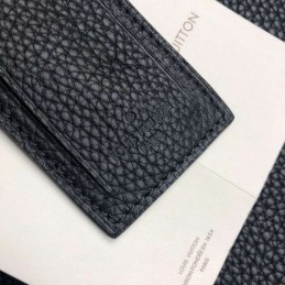 Replica Louis Vuitton Black Taiga Leather Victor Briefcase