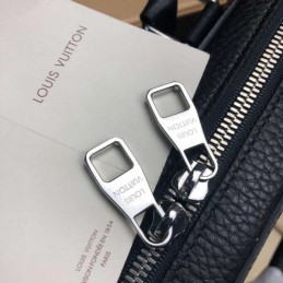 Replica Louis Vuitton Black Taiga Leather Victor Briefcase