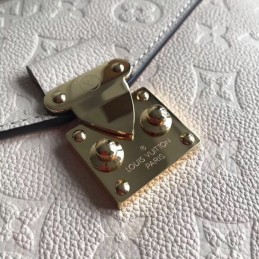 Replica Louis Vuitton Beige Embossed Monogram Metis Pochette