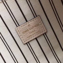 Replica Louis Vuitton Beige Embossed Monogram Metis Pochette