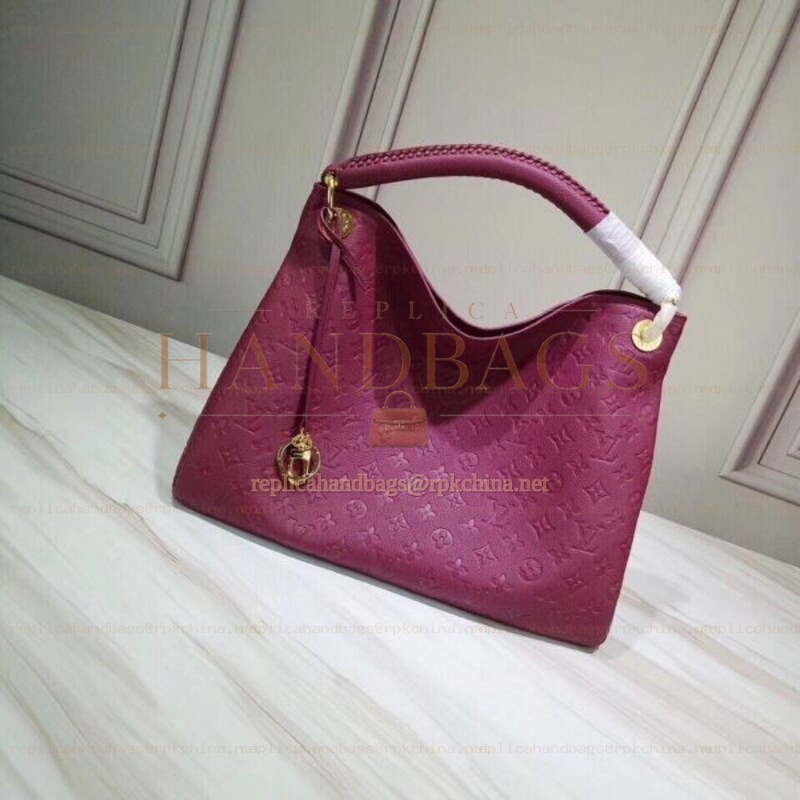 Replica Louis Vuitton Fuchsia Mahina Artsy GM