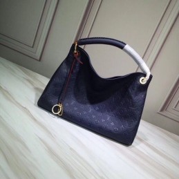 Replica Louis Vuitton Navy Blue Mahina Studded Base Artsy GM