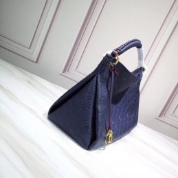 Replica Louis Vuitton Navy Blue Mahina Studded Base Artsy GM