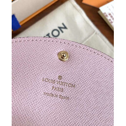 Replica Louis Vuitton Brown Monogram Pale Pink Rosalie Coin Purse