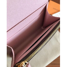 Replica Louis Vuitton Brown Monogram Pale Pink Rosalie Coin Purse