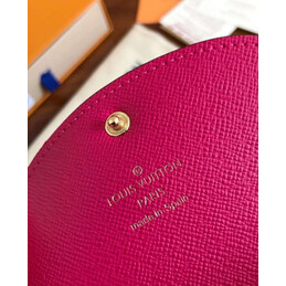 Replica Louis Vuitton Brown Monogram Fuchsia Rosalie Coin Purse