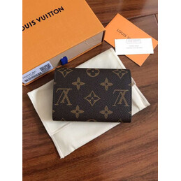 Replica Louis Vuitton Brown Monogram Burgundy Rosalie Coin Purse