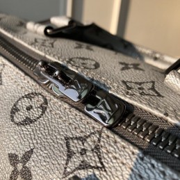 Replica Louis Vuitton White Monogram Keepall Bandouliere 45