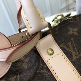 Replica Louis Vuitton Brown Monogram Animal Print Keepall Bandouliere 45