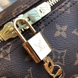 Replica Louis Vuitton Brown Monogram Animal Print Keepall Bandouliere 45