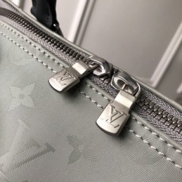 Replica Louis Vuitton Gray Monogram Alpha Keepall Bandouliere 50