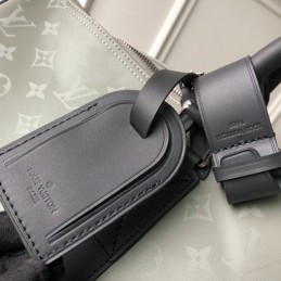Replica Louis Vuitton Gray Monogram Alpha Keepall Bandouliere 50