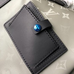 Replica Louis Vuitton Gray Monogram Alpha Keepall Bandouliere 50