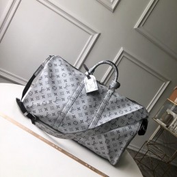 Replica Louis Vuitton Gray Monogram Keepall Bandouliere 50