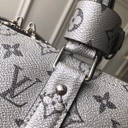 Replica Louis Vuitton Gray Monogram Keepall Bandouliere 50