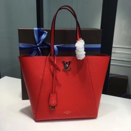 Replica Louis Vuitton Red Lockme Cabas