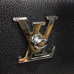 Replica Louis Vuitton Black Lockme Cabas