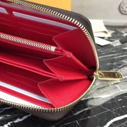 Replica Louis Vuitton Brown Monogram Zippy Wallet