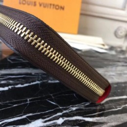 Replica Louis Vuitton Brown Monogram Zippy Wallet