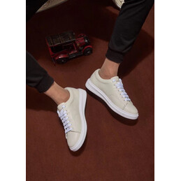 Replica Louis Vuitton White Beverly Hills Sneakers