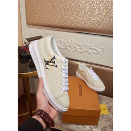 Replica Louis Vuitton White Beverly Hills Sneakers