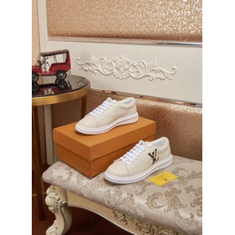 Replica Louis Vuitton White Beverly Hills Sneakers