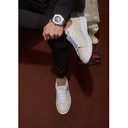 Replica Louis Vuitton White Beverly Hills Sneakers