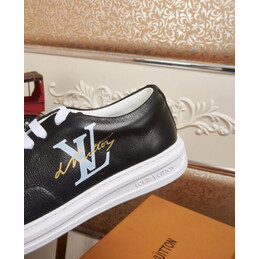 Replica Louis Vuitton Black Beverly Hills Sneakers