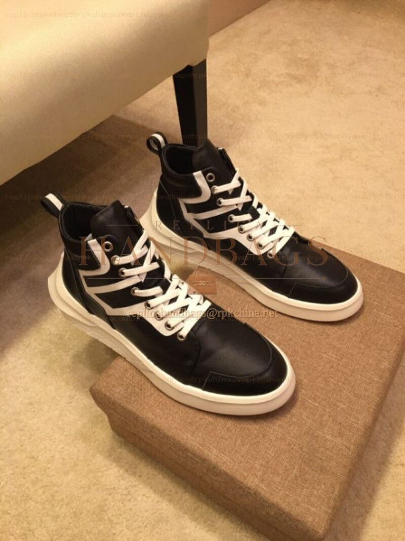 Replica Louis Vuitton Black High Top Sneakers