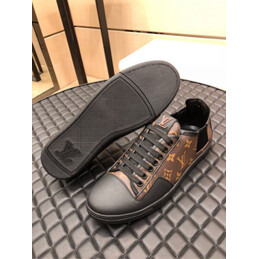 Replica Louis Vuitton Brown Monogram Low Top Sneakers