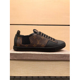 Replica Louis Vuitton Brown Monogram Low Top Sneakers