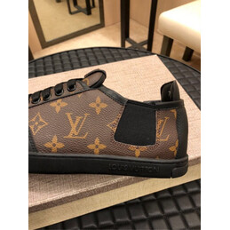Replica Louis Vuitton Brown Monogram Low Top Sneakers