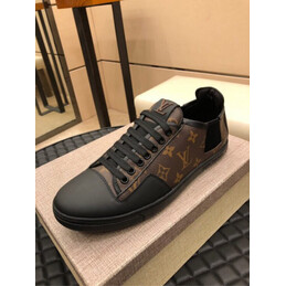 Replica Louis Vuitton Brown Monogram Low Top Sneakers