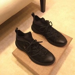 Replica Louis Vuitton Black Knit Sneakers
