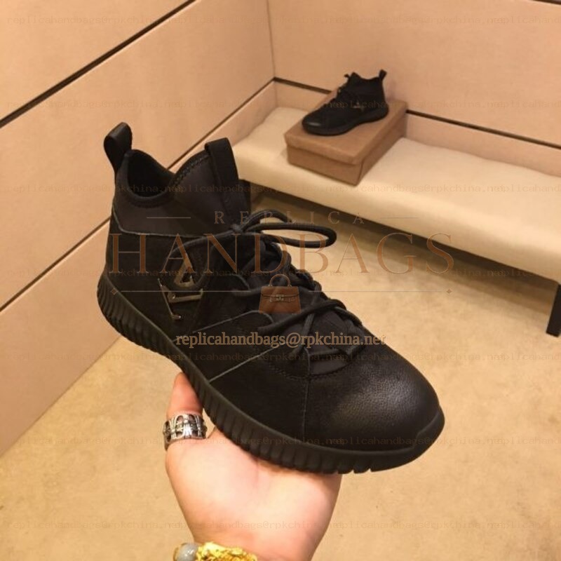 Replica Louis Vuitton Black Knit Sneakers