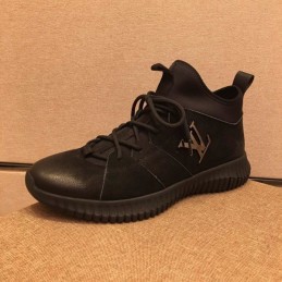 Replica Louis Vuitton Black Knit Sneakers