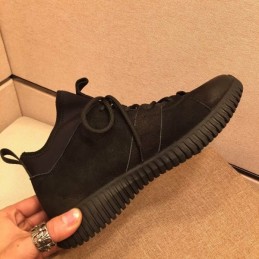 Replica Louis Vuitton Black Knit Sneakers