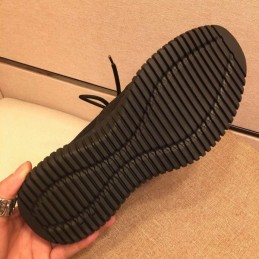 Replica Louis Vuitton Black Knit Sneakers