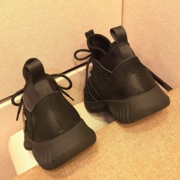 Replica Louis Vuitton Black Knit Sneakers