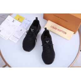 Replica Louis Vuitton Black VNR Sneakers