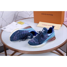Replica Louis Vuitton Blue Knit VNR Sneakers