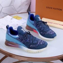 Replica Louis Vuitton Blue Knit VNR Sneakers