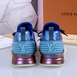 Replica Louis Vuitton Blue Knit VNR Sneakers