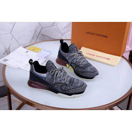 Replica Louis Vuitton Gray Knit VNR Sneakers