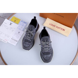 Replica Louis Vuitton Gray Knit VNR Sneakers