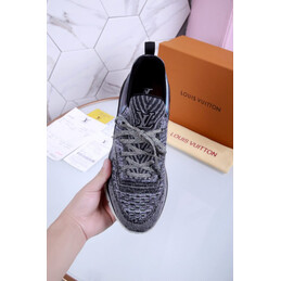 Replica Louis Vuitton Gray Knit VNR Sneakers