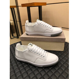 Replica Louis Vuitton White Smooth Leather Low Top Sneakers