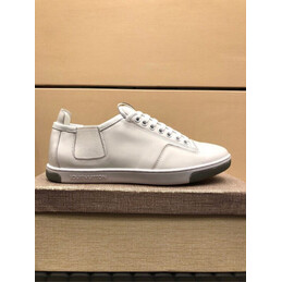 Replica Louis Vuitton White Smooth Leather Low Top Sneakers