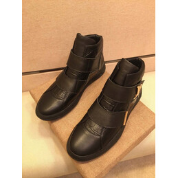 Replica Louis Vuitton Black Monogram Strap Ankle Boots