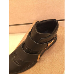 Replica Louis Vuitton Black Monogram Strap Ankle Boots